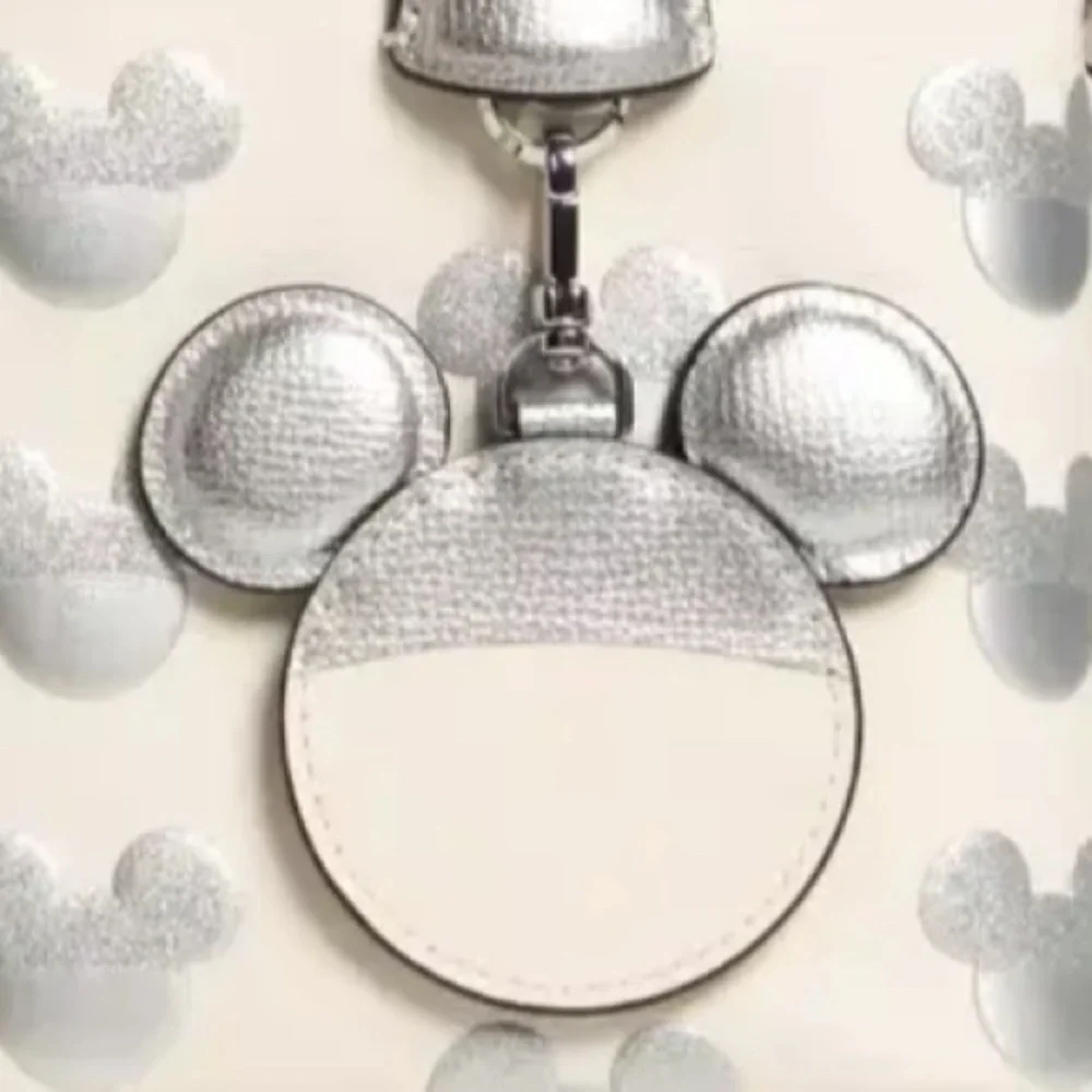 KATE SPADE DISNEY PARKS COLLAB Silver Mickey Mouse Top Handle Crossbody Bag NWT